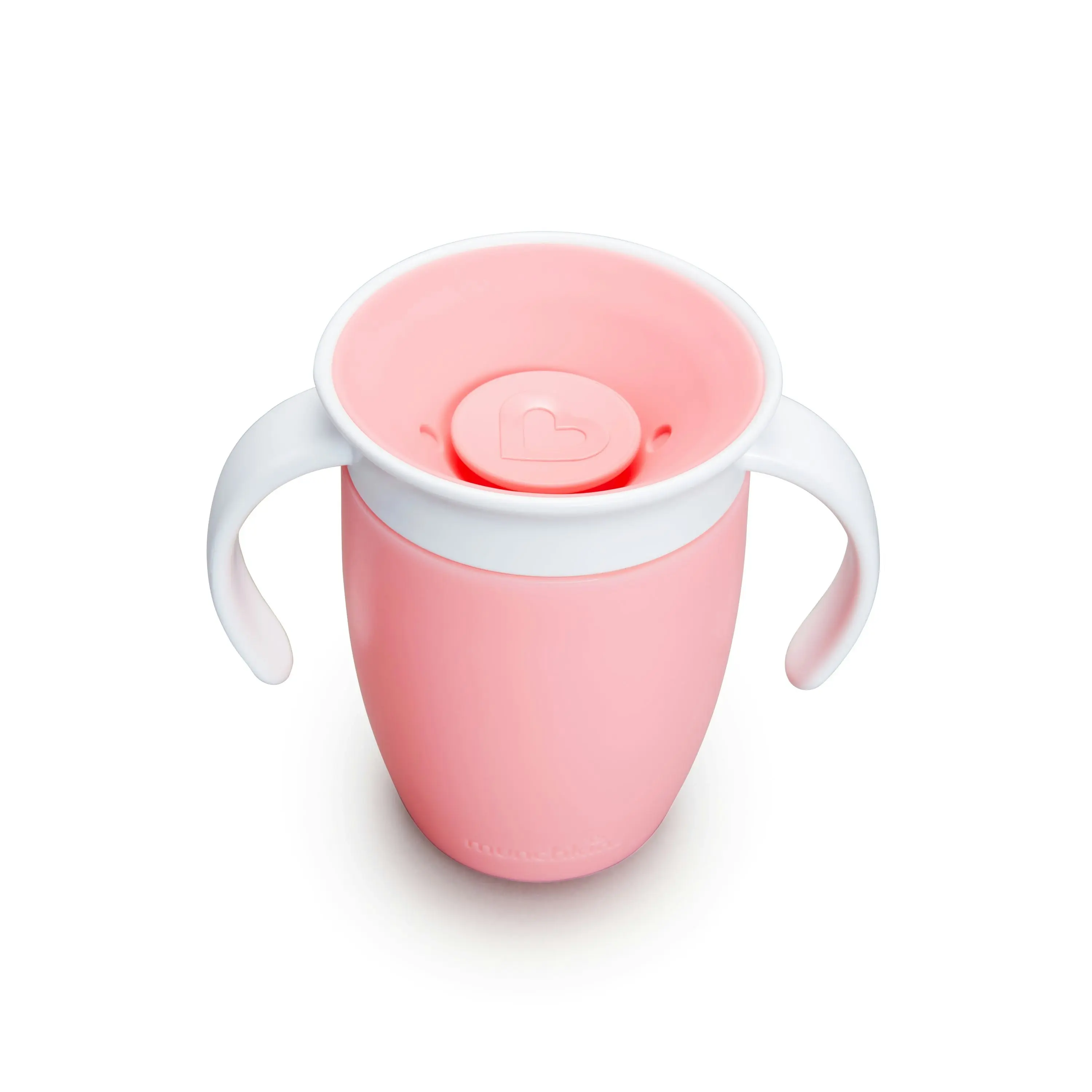 Munchkin 7oz Miracle 360° Trainer Cup With Spoutless Design - Pink