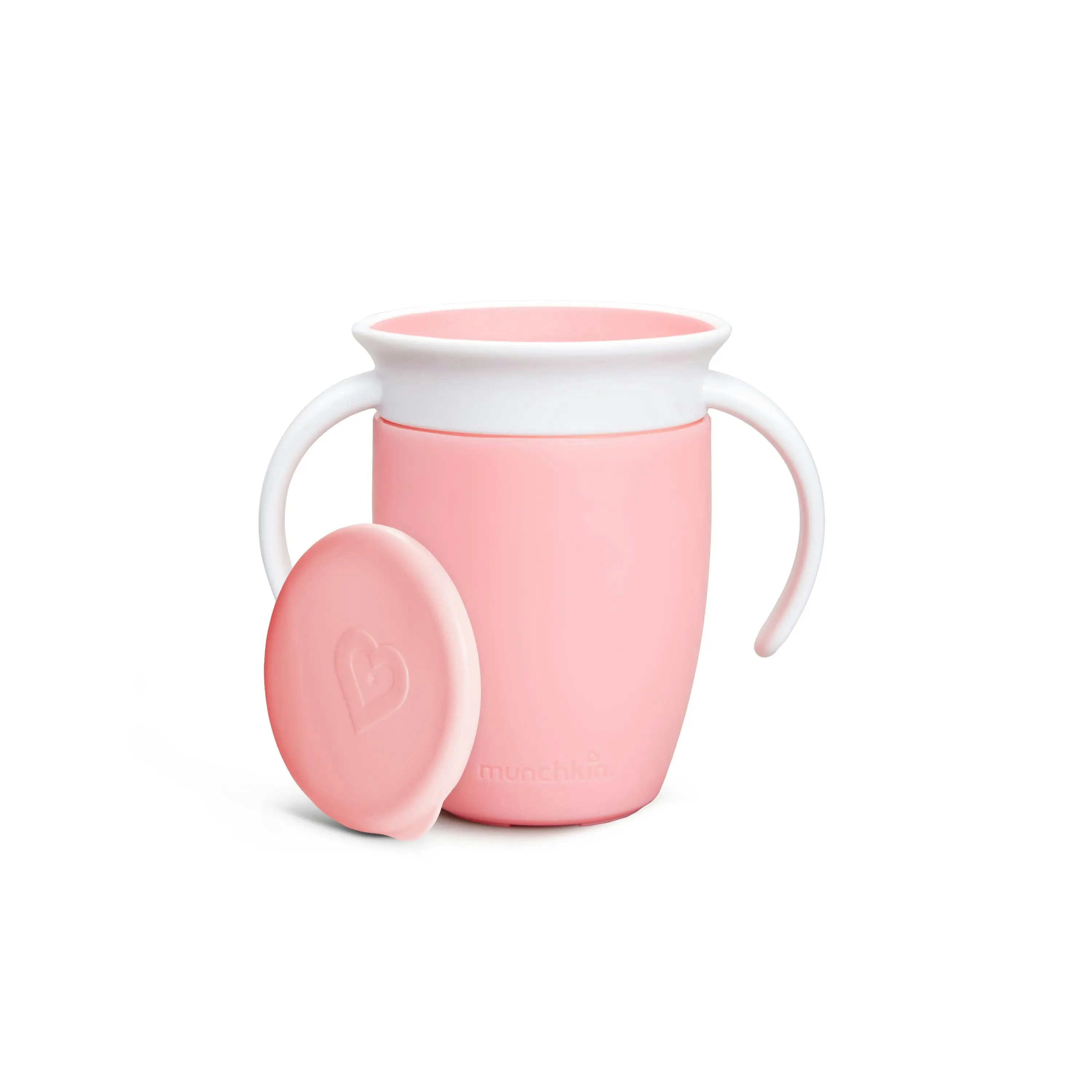 Munchkin 7oz Miracle 360° Trainer Cup With Spoutless Design - Pink