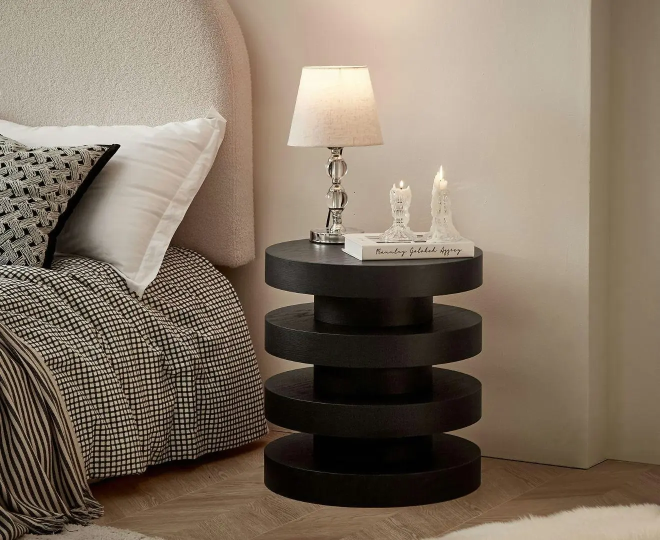 Arya Black Side Table