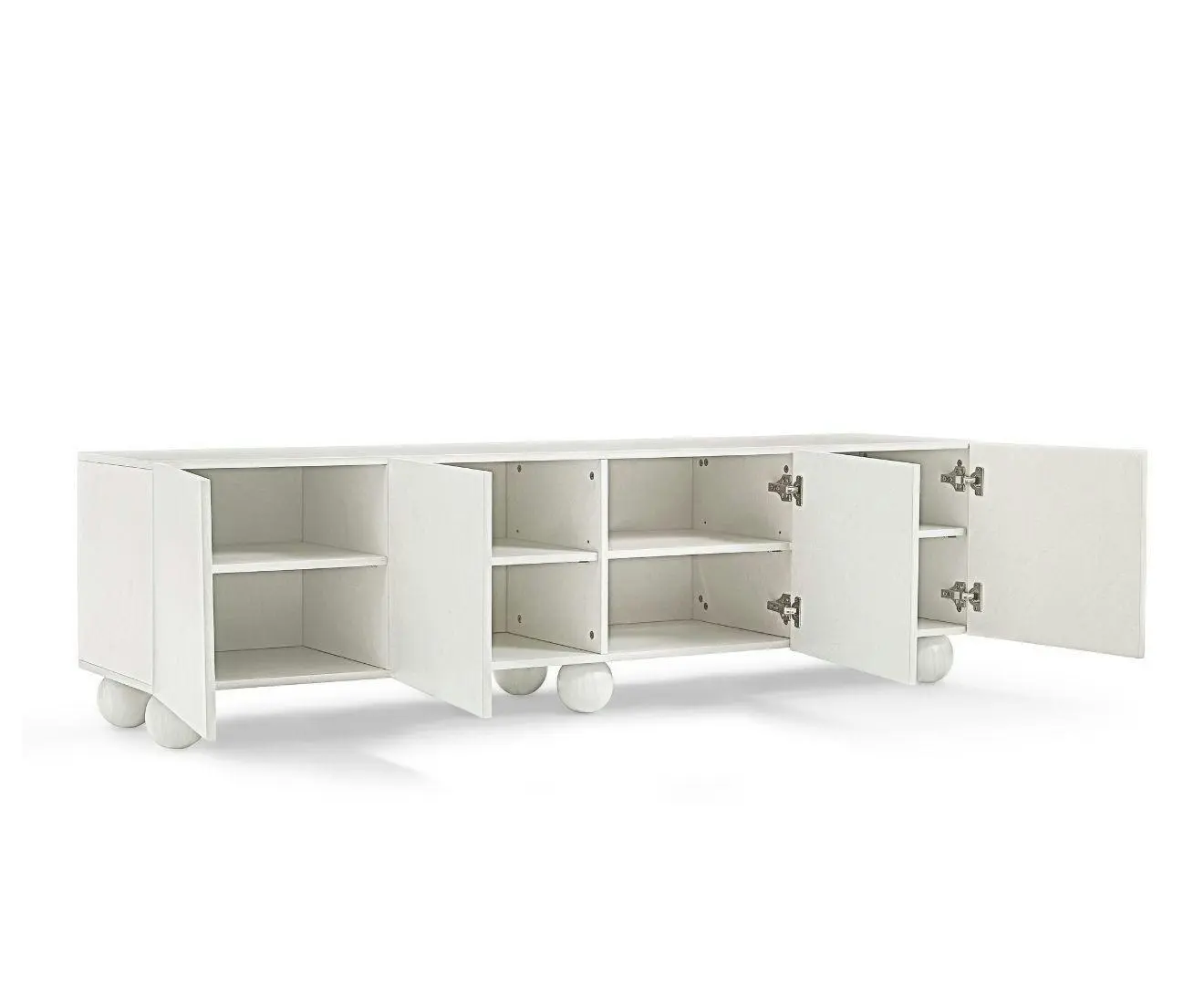 Ava White TV Unit