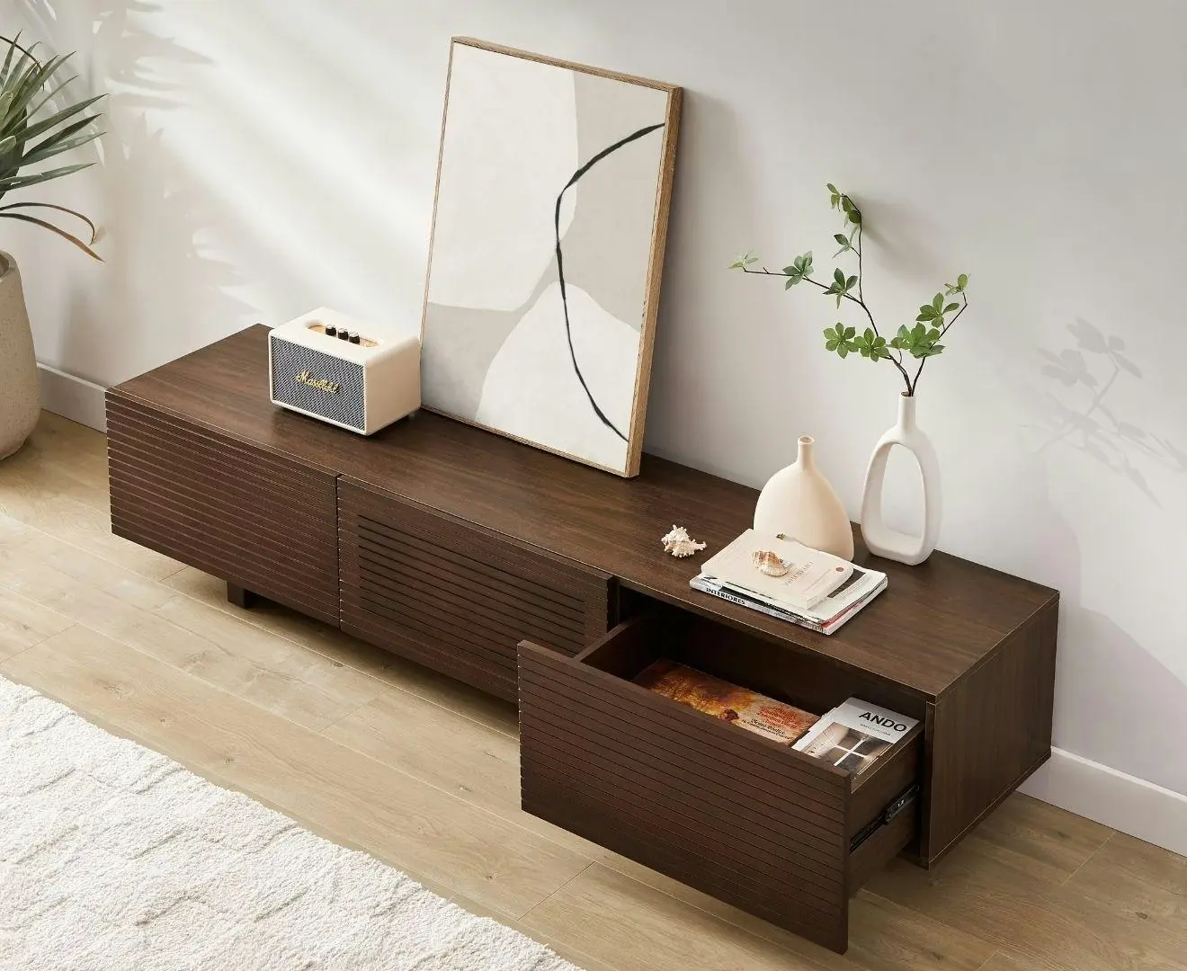 Loren Wooden TV Unit