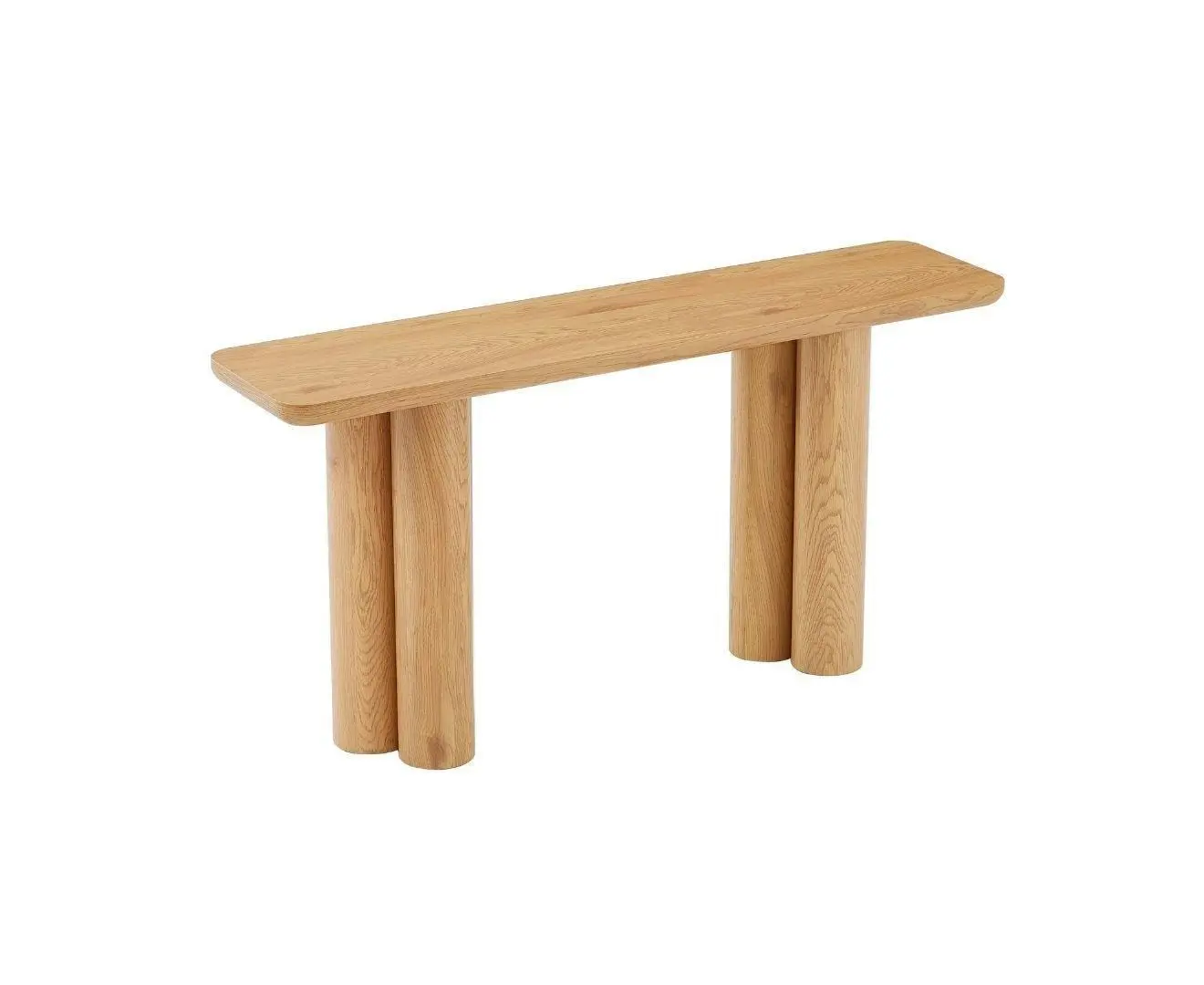 Tanner Natural Wooden Console Table