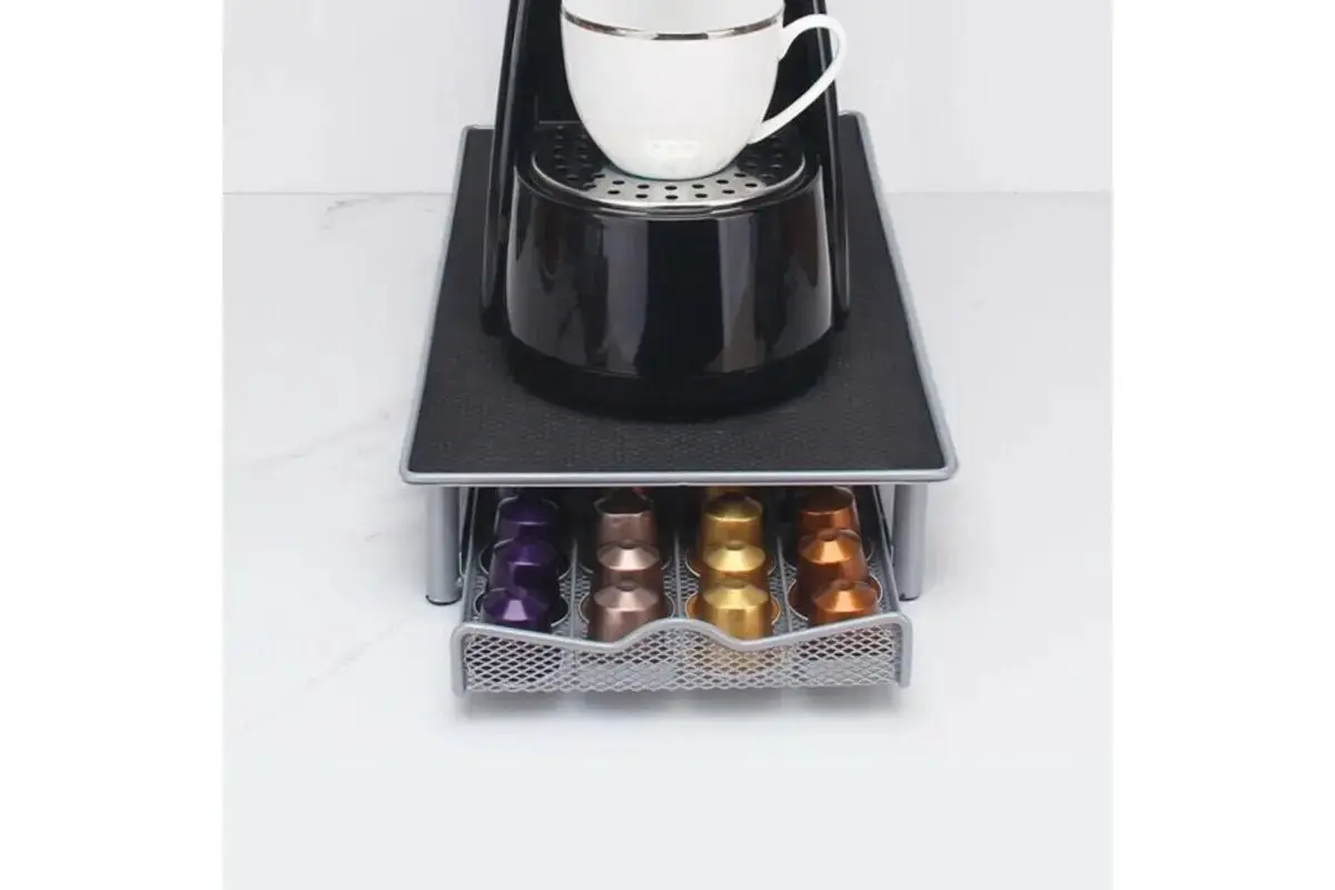 Coffee Capsules Holder Rack 40 Pods Drawer Storage Organizer Nespres Stand