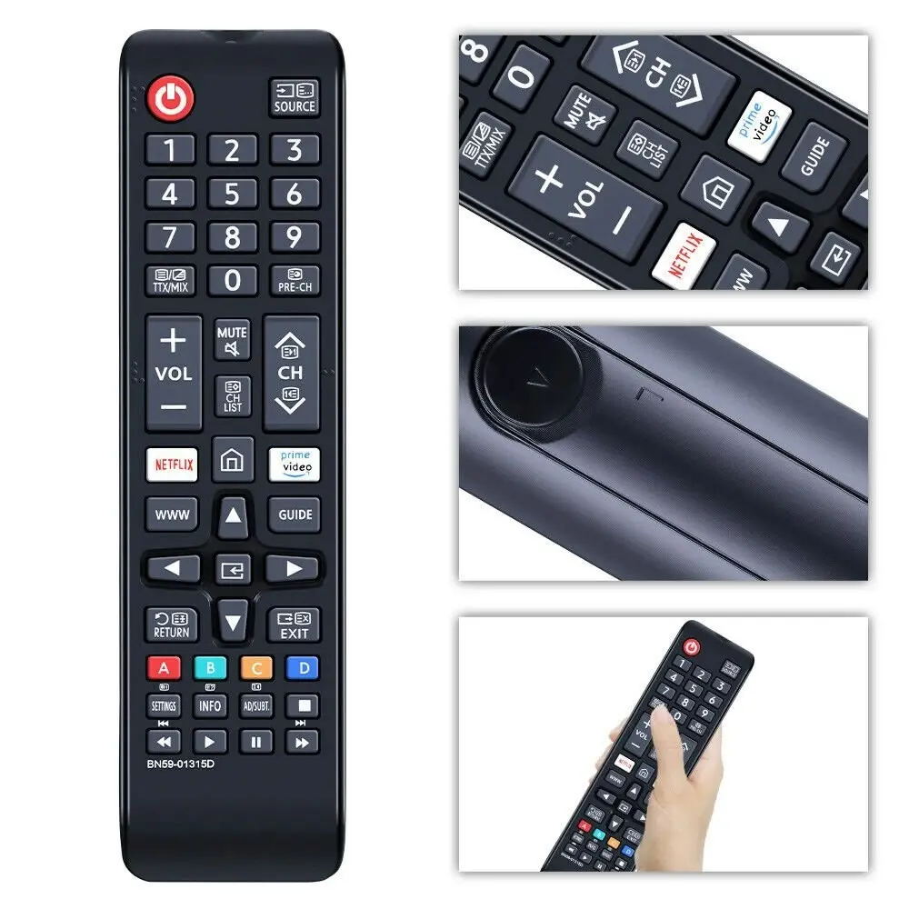 BN59-01315D For Samsung TV Remote Control NETFLIX Prime Video UA75RU7100W