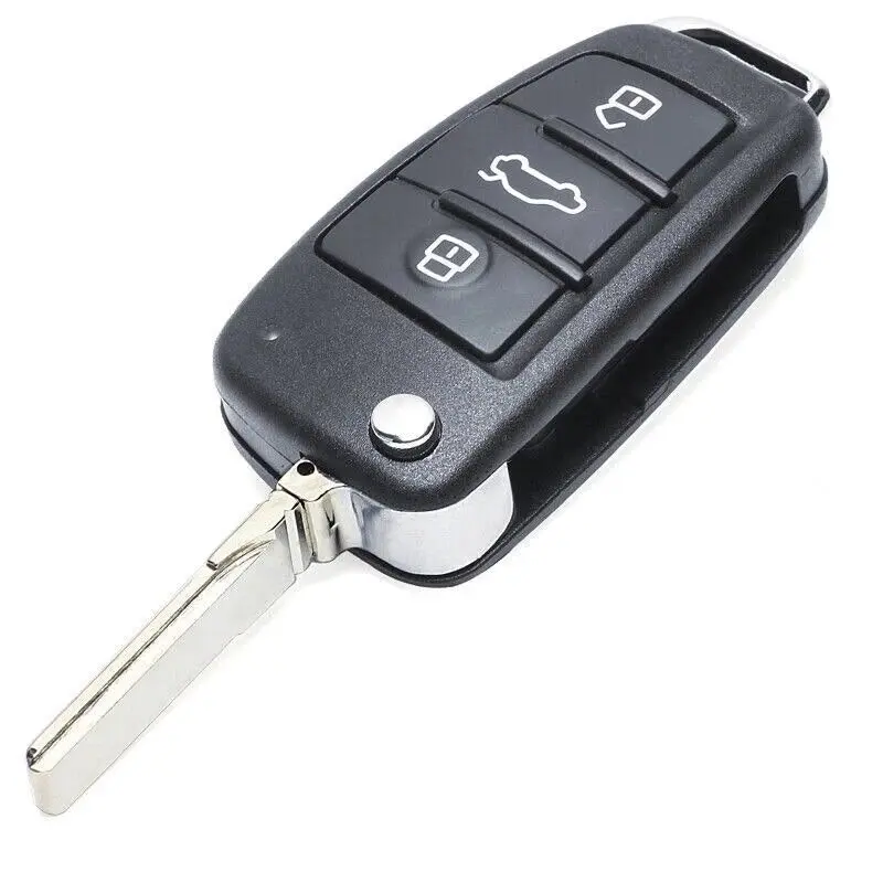 Flip Remote Key for Audi A3 S3 A4 S4 TT 2006 2007 2008 P/N:8P0 837 220 D