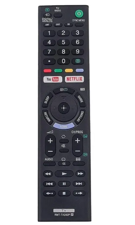 RMT-TX202P Replacement Remote for Sony Televisions