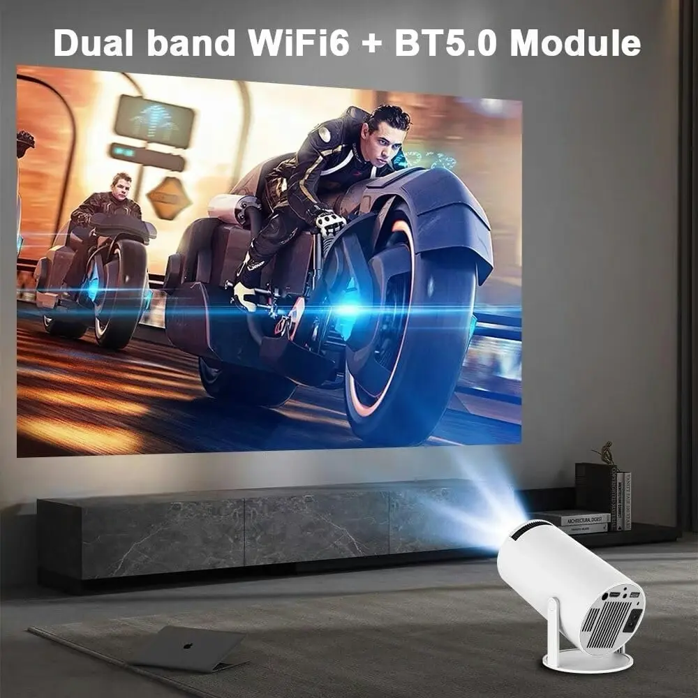 Portable Android Wifi Smart Portable Projector | Home Theater Video Mini Projector Home Cinema & Outdoor