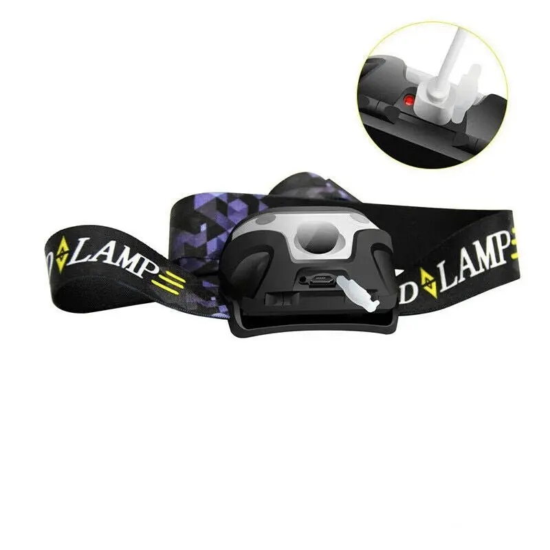 Waterproof Head Torch LED Headlamp Flashlight USB Rechargeable CREE Fish Camping