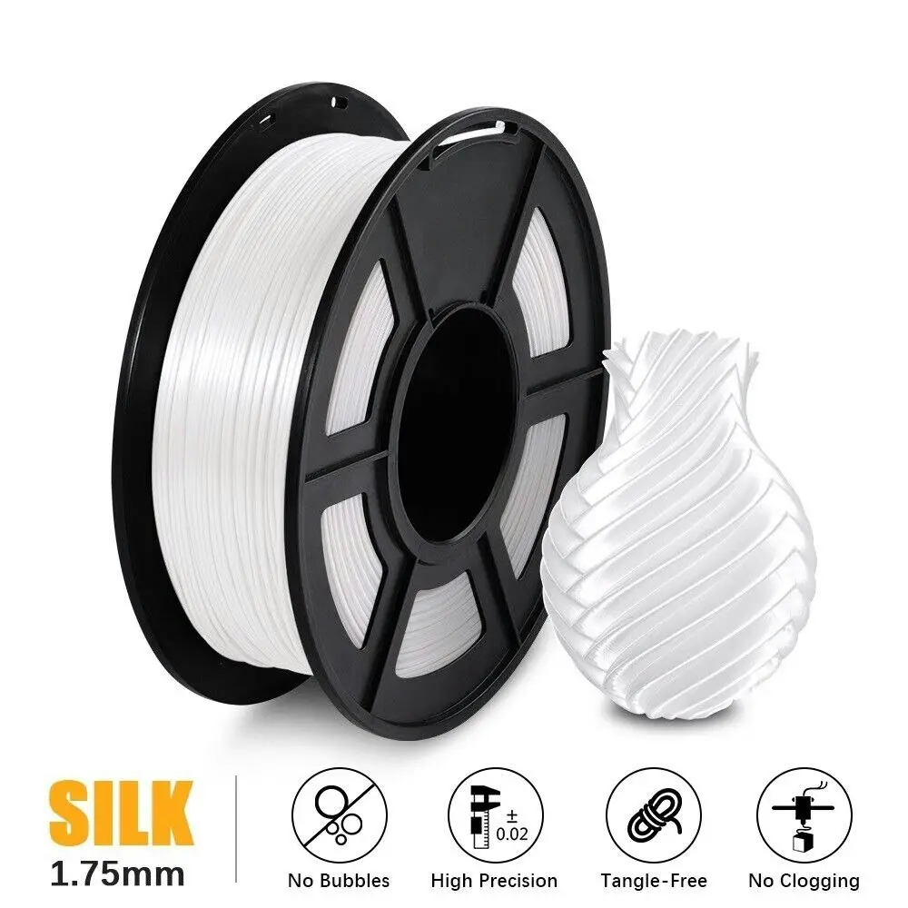 3D Printer Filament Silk 1KG - White