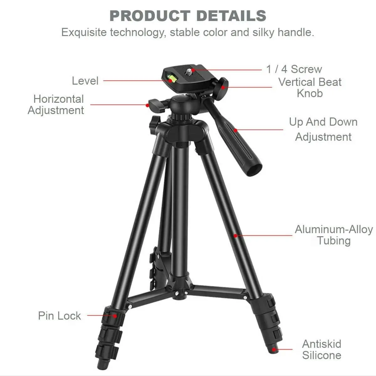 Vlogging Kit LED Light Mobile Phone Video Selfie Stand Holder Tripod