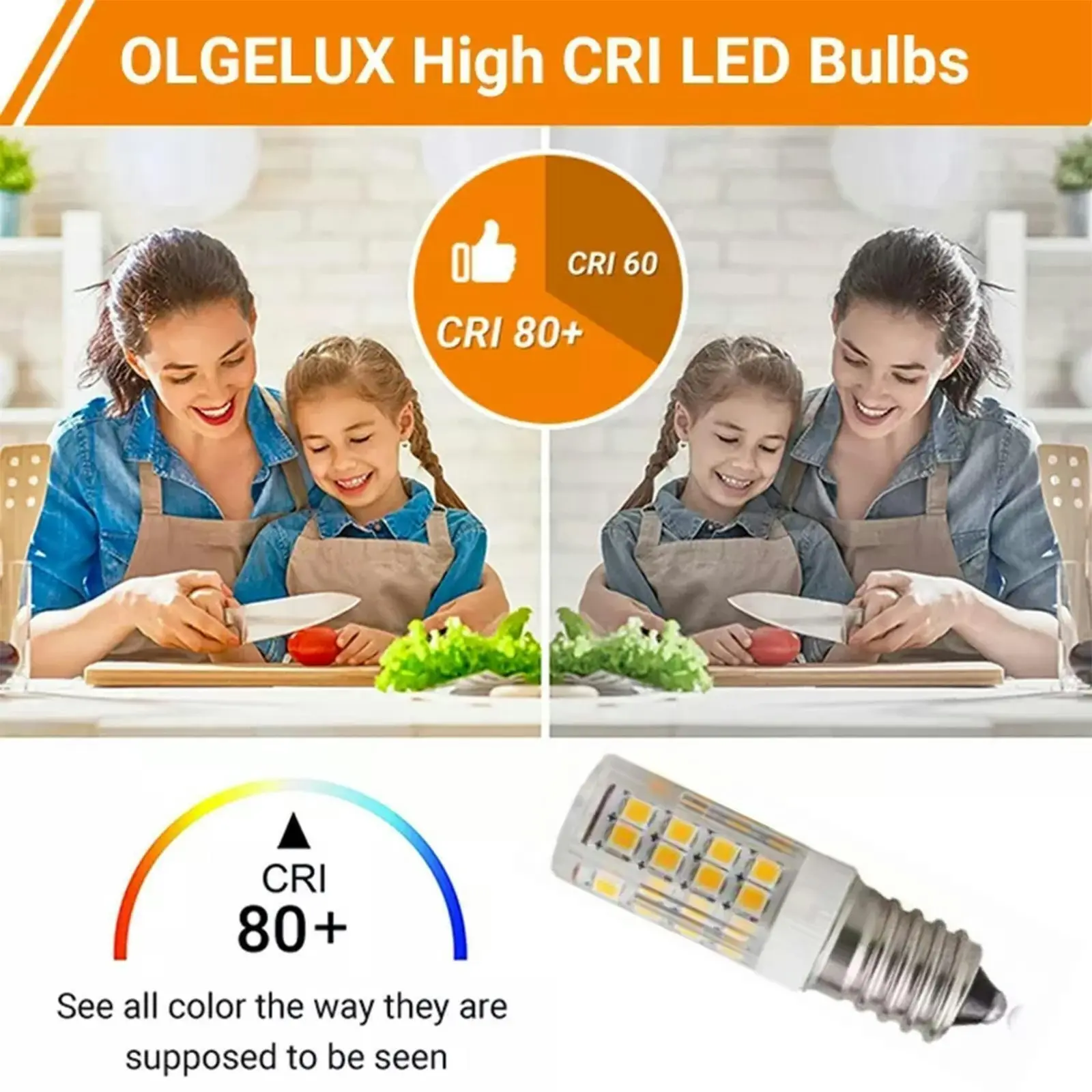 1 Pack E14 LED Bulb 5W Corn light bulbs Replace Halogen 22V.x lamp I6V7