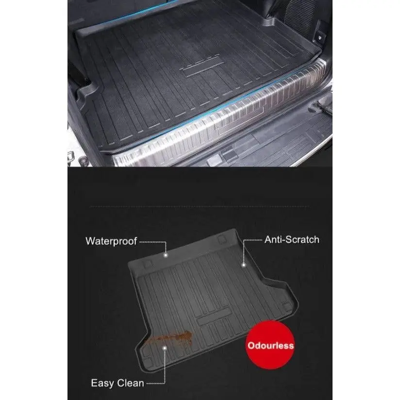 Heavy Duty Cargo Rubber Mat Boot Liner for Toyota Prado 150 Series 2009-2021