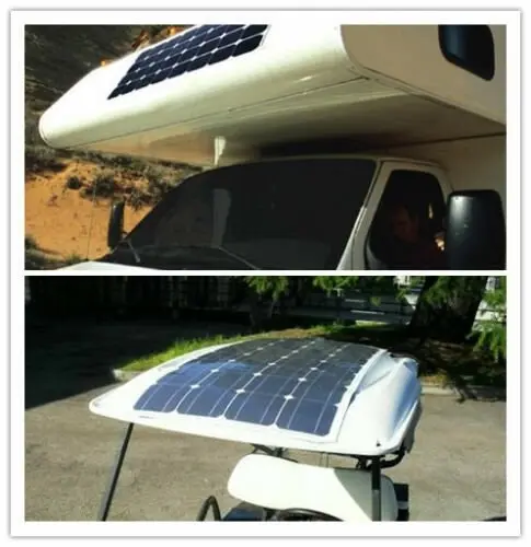 12V 350W Flexible Mono Solar Panel RV Caravan Camping Battery Charge Portable