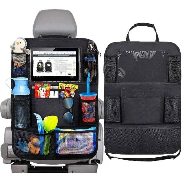 Premium Car Seat Back Organiser Multi Pocket Storage Bag Organizer Holder Travel