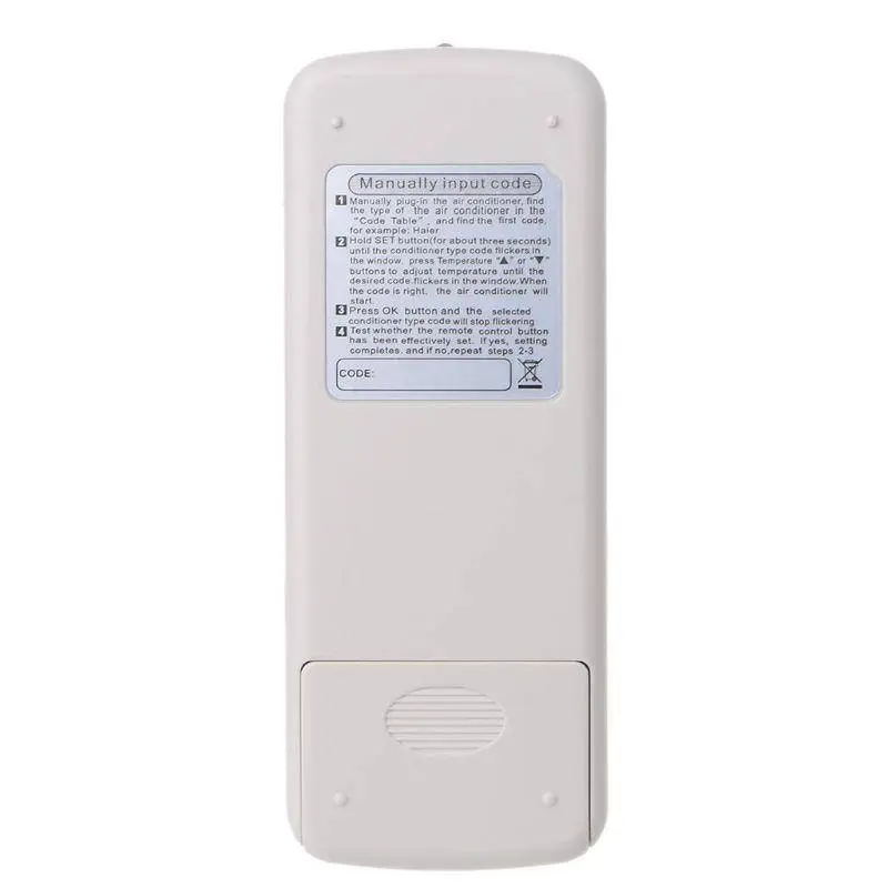 K-100ES Universal Air Conditioner Remote Control for Most Air Conditioning Kit