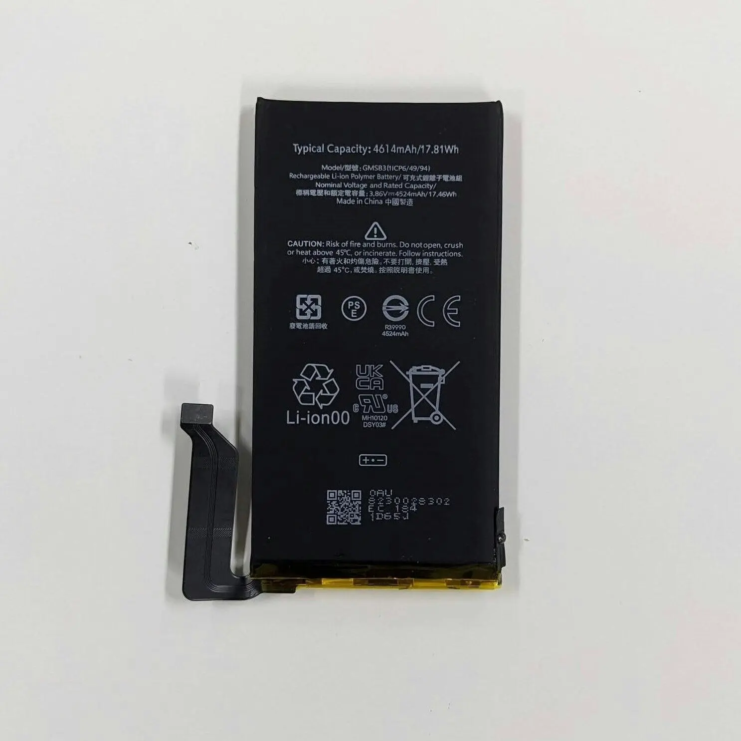 Compatible Google Pixel 6 Battery GMSB3