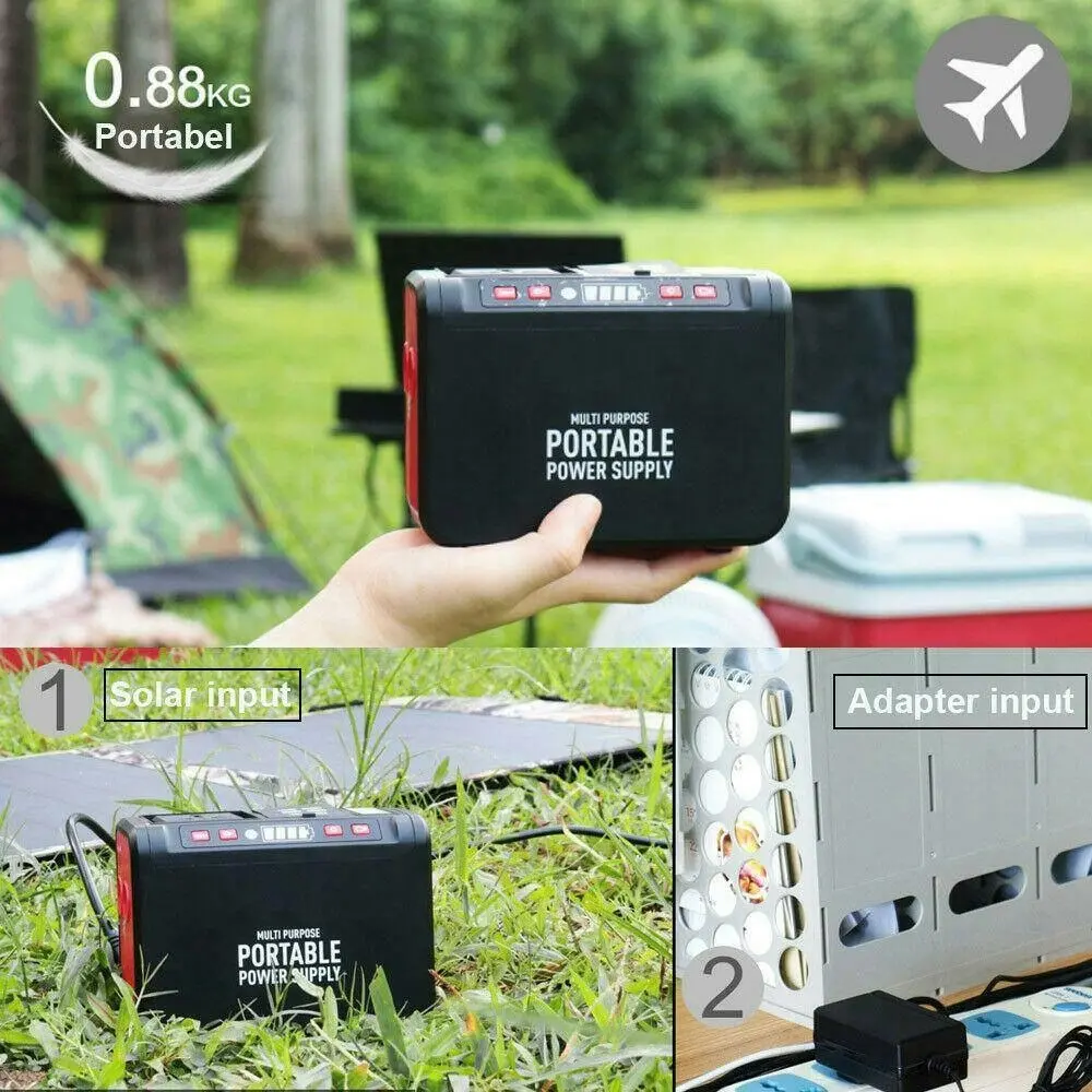 20000mAh Solar Power Energy Storage Power Bank Supply For Camping CPAP