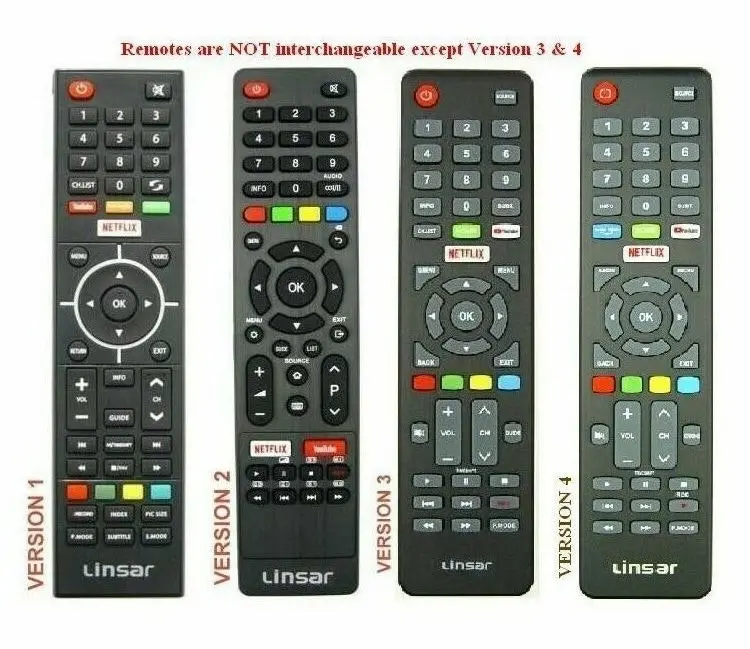 LINSAR TV Replacement Remote Control LS58UHDSM20, LS65UHDSM20, LS75UHDSM20 LS50UHDSM20