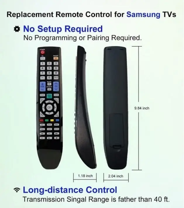 BN59-00863A / BN59-01012A BN5900863A For Samsung Smart LCD OLED TV Replacement Remote Control Controller