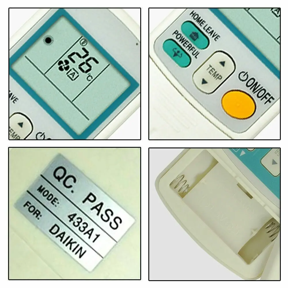 Daikin Air Conditioner Compatible Remote Control ARC433A1 ARC433A21 ARC433A70 ARC433B70