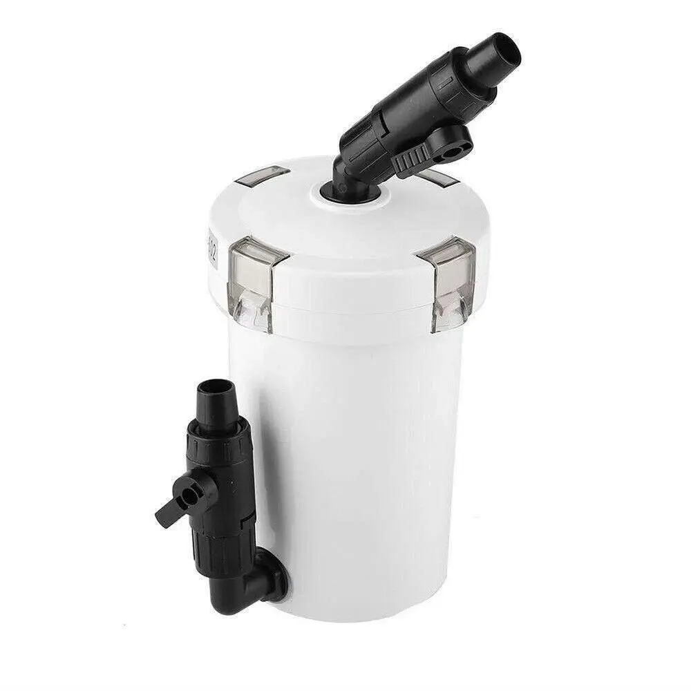 Aquarium External Canister Filter Aqua Fish Water Tank Sponge Pond 400L/H