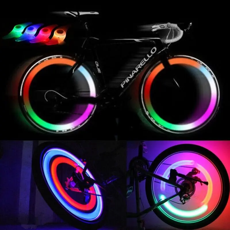 Bike Bicycle Cycling Spoke Wire Tire Tyre Wheel LED Flash Light Lamp 3 Modes AU