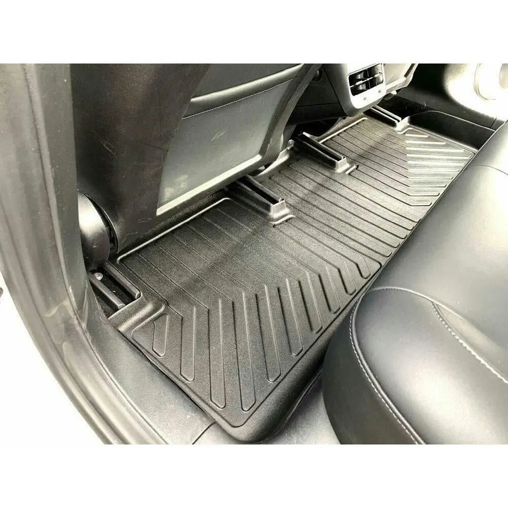 Tesla Model 3 All Weather Floor Rubber Mats Carpets Front & Rear Set 2017-2022