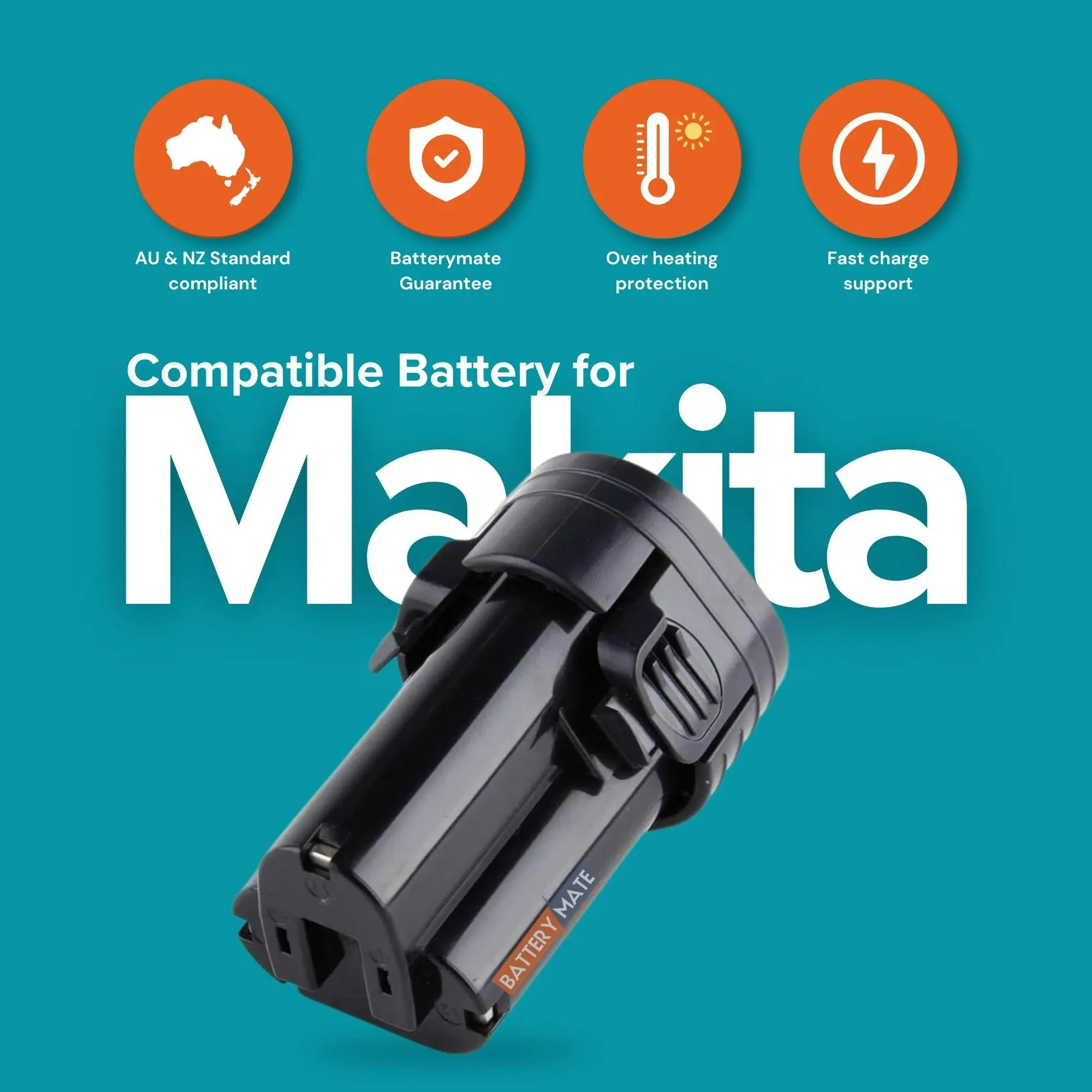 [2 Pack] MAKITA 10.8V Compatible Battery | High Capacity 4.8Ah| BL1013 BL1014  BL1015 and more