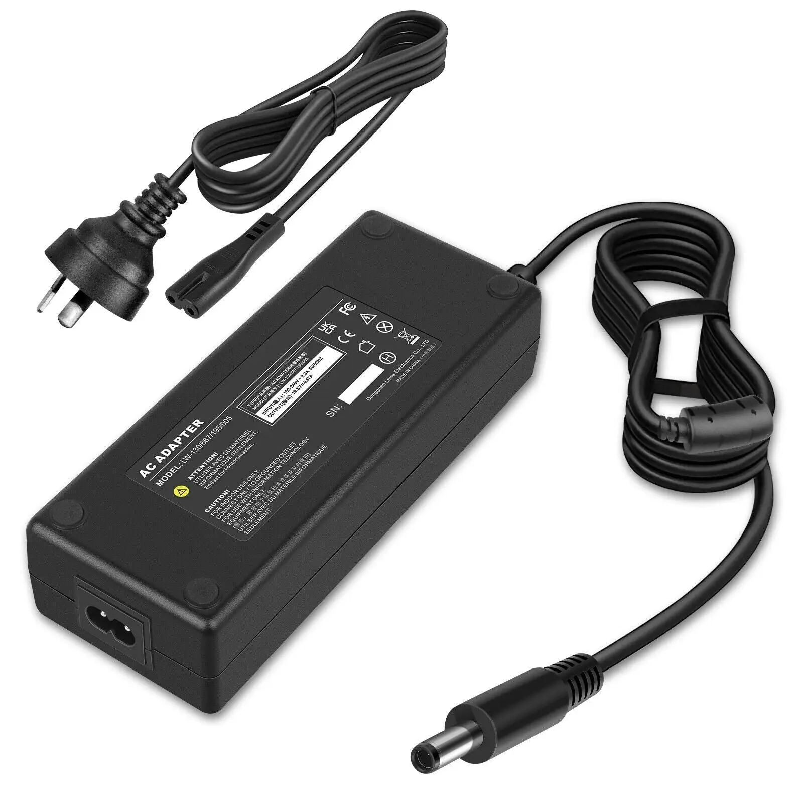 [130W] Power AC Adapter Charger 4.5x3.0mm | For Dell XPS 15 7590 Inspiron