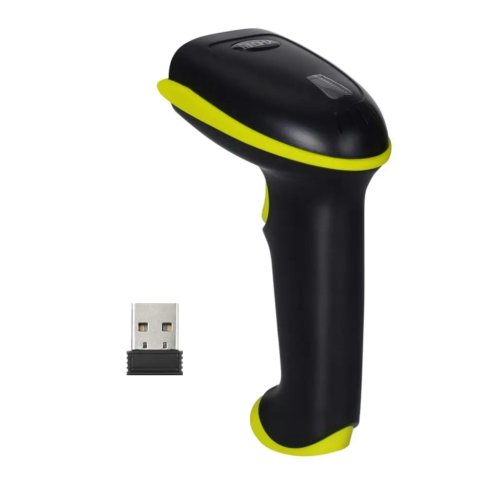 2D Bluetooth Wireless Barcode QR Code Scanner IS-5700DB (Yellow)