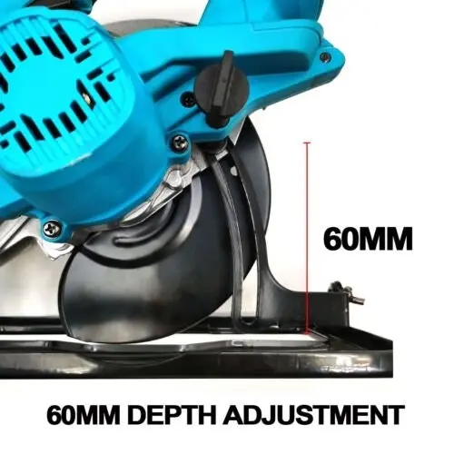 7'' Circular Saw 185mm Cordless Brushless Wood Cutting (works with Makita 18v Battery)