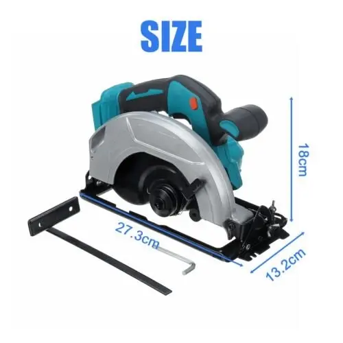 7'' Circular Saw 185mm Cordless Brushless Wood Cutting (works with Makita 18v Battery)