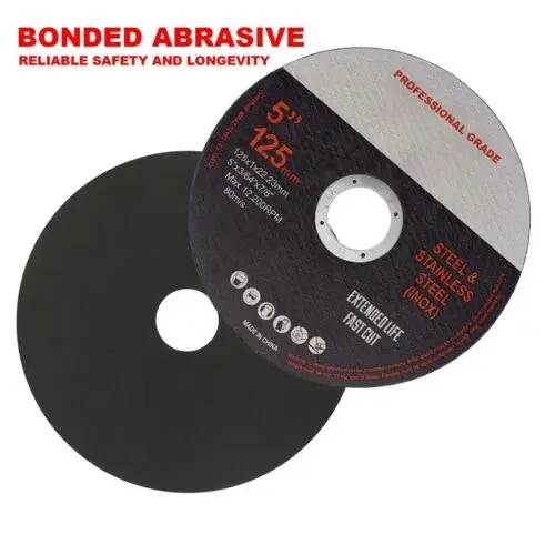 125mm 5" x 1mm Angle Grinder Cutting Disc [50 Pack]