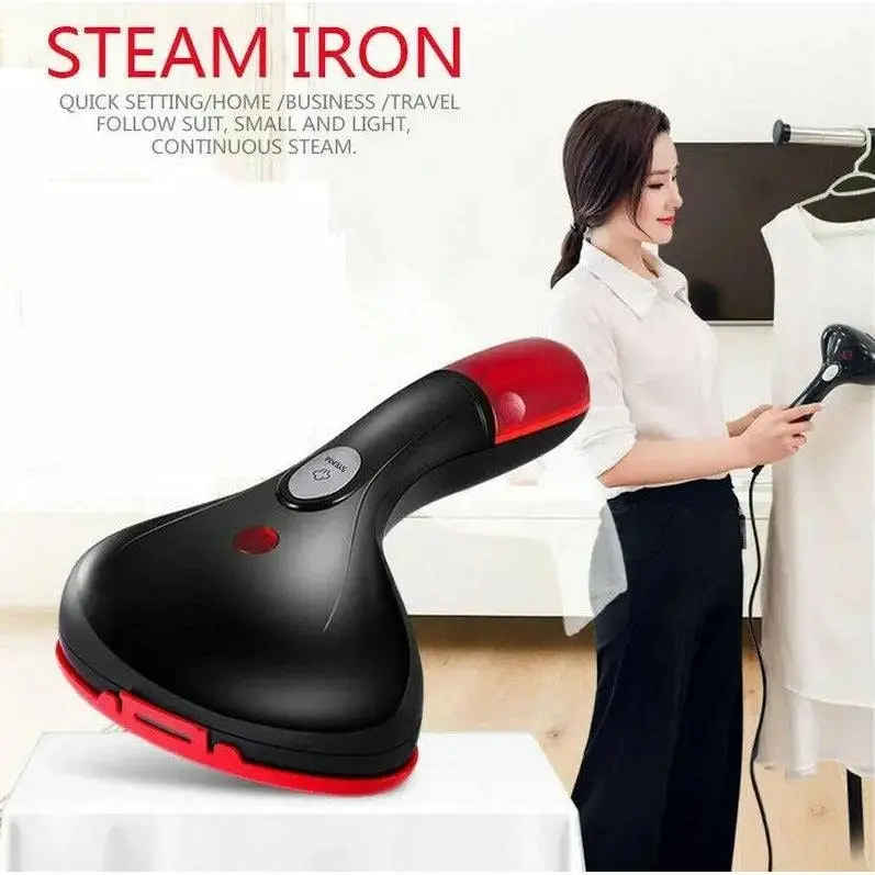 1500W Steam Iron Portable Handheld Clothes Steamer Garment Fabric Steam Travel