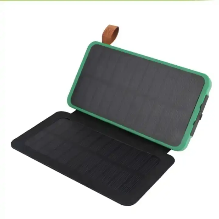 Wireless Power Bank with Solar Panel Recharging | Weatherproof PowerBank for Phones, iPads etc