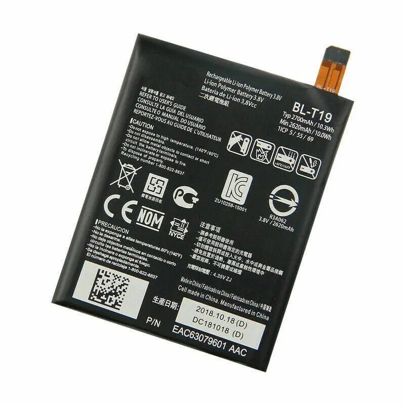 Replacement Battery for LG GOOGLE NEXUS 5x Battery BL-T19 2700mAh