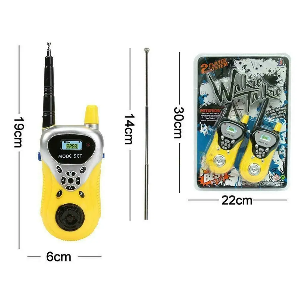 Kids Long Range Mini Walkie Talkie Smart Toy Birthday Gifts Cute {2 Pcs}