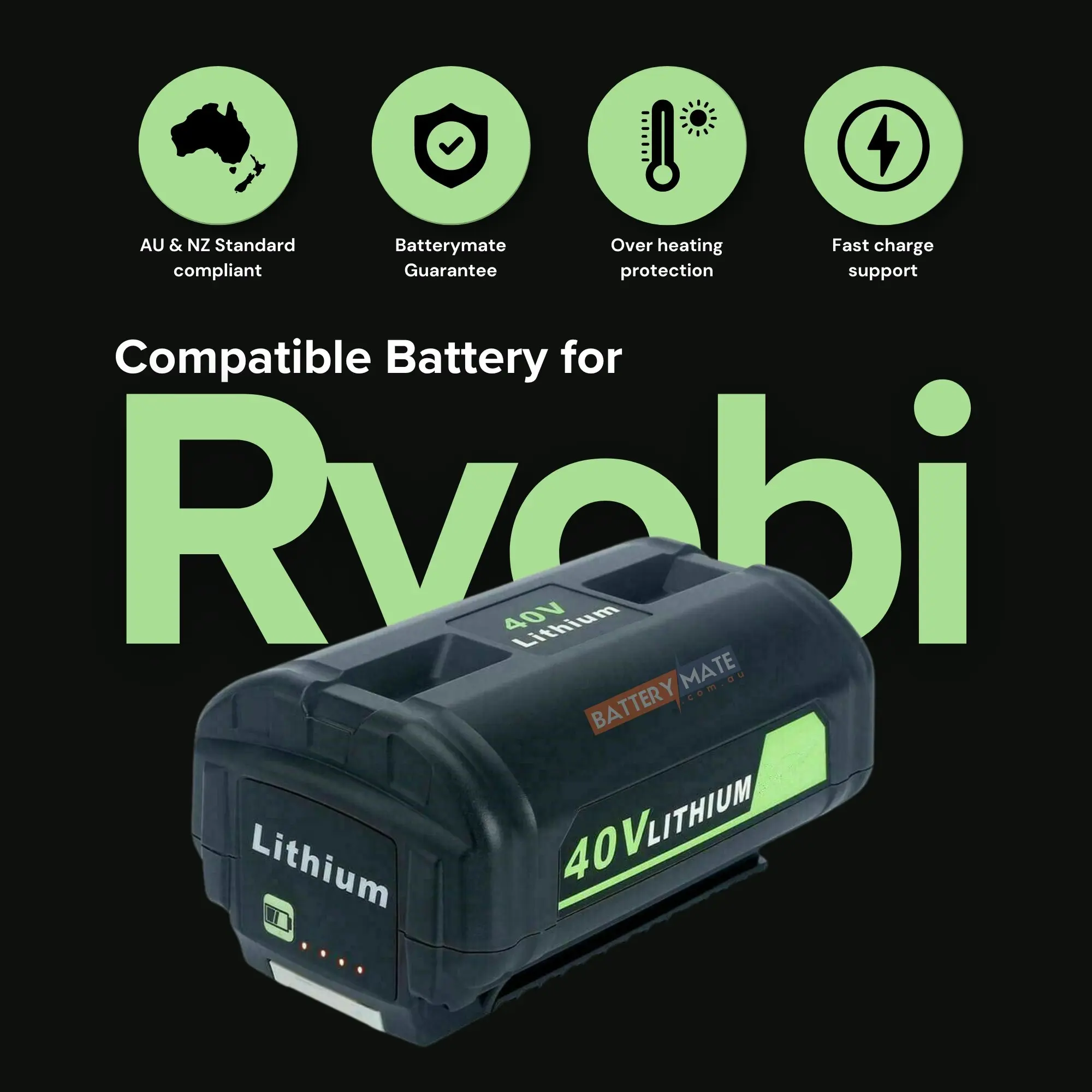 7.0Ah For Ryobi 36V / 40V Li-ion Battery BPL3626 BPL3626D BPL3640 BPL3640D | Upgraded