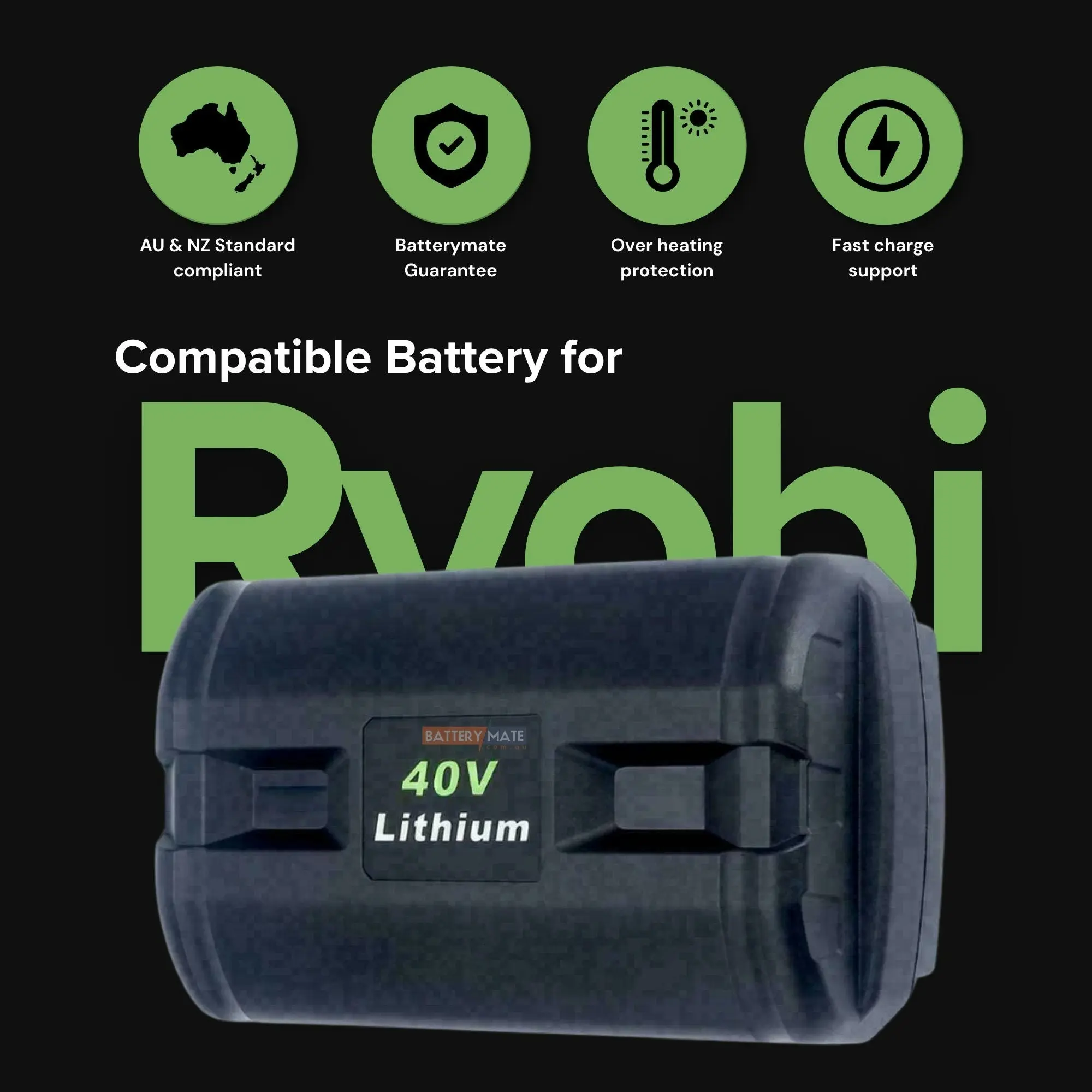 7.0Ah For Ryobi 36V / 40V Li-ion Battery BPL3626 BPL3626D BPL3640 BPL3640D | Upgraded