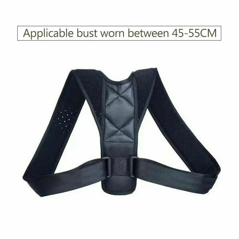 Posture Corrector Women Men Back Shoulder Brace Support Clavicle Strap