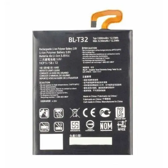 Replacement battery for LG g2 G3 g4 g5 g6 g7 v10 v20 v30 v30+ v40