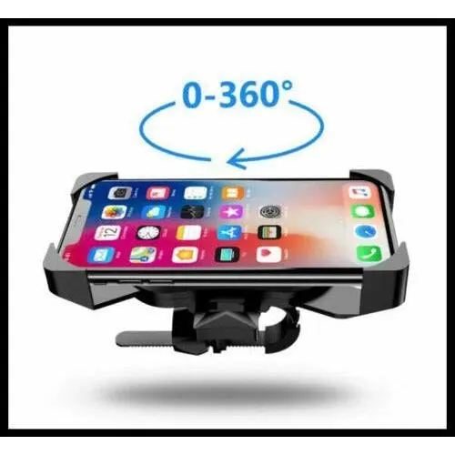 Phone Holder 360o Bike Handlebar Mount Rotation for Motorcycle Bicycle MTB Pram