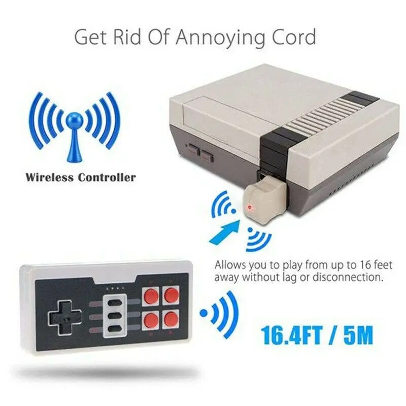 2.4G Wireless Controller Gamepad Joypad for Nintendo Mini Classic NES SNES