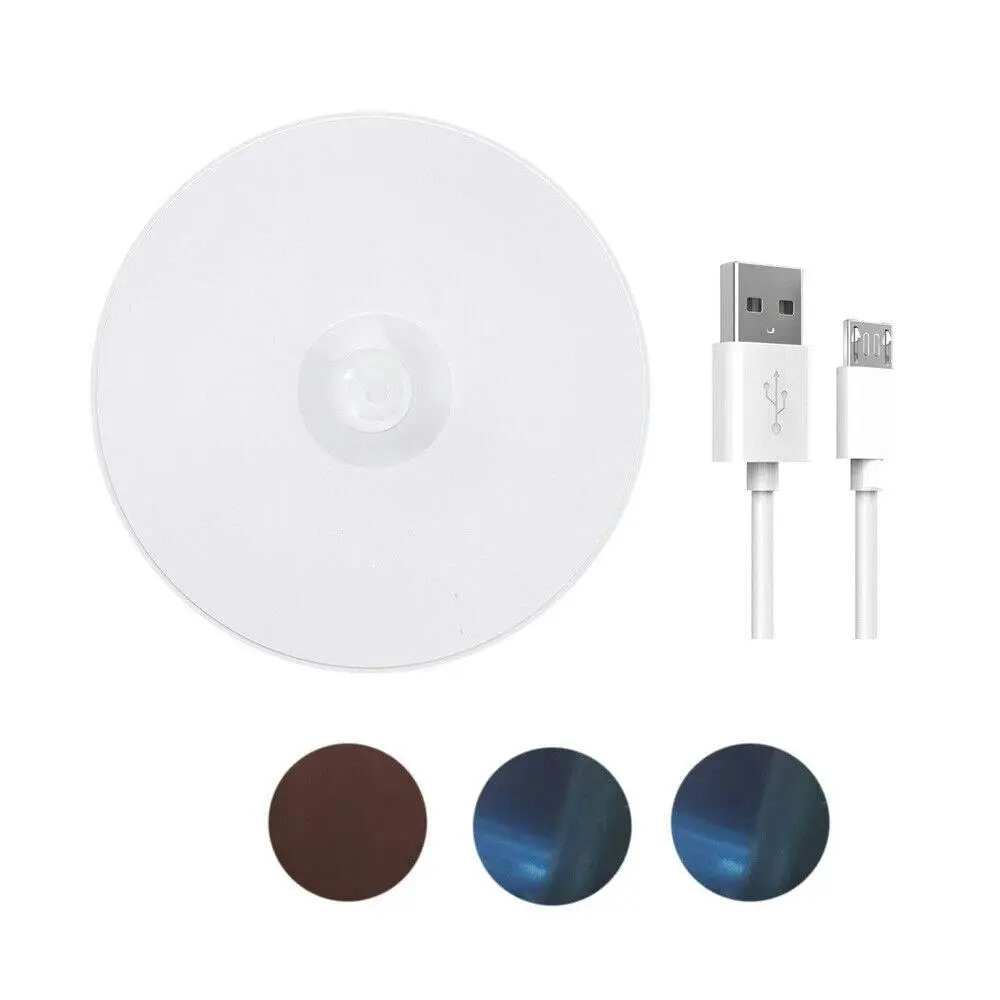 Night Light Body Induction Lamp USB Rechargeable Wall Mount