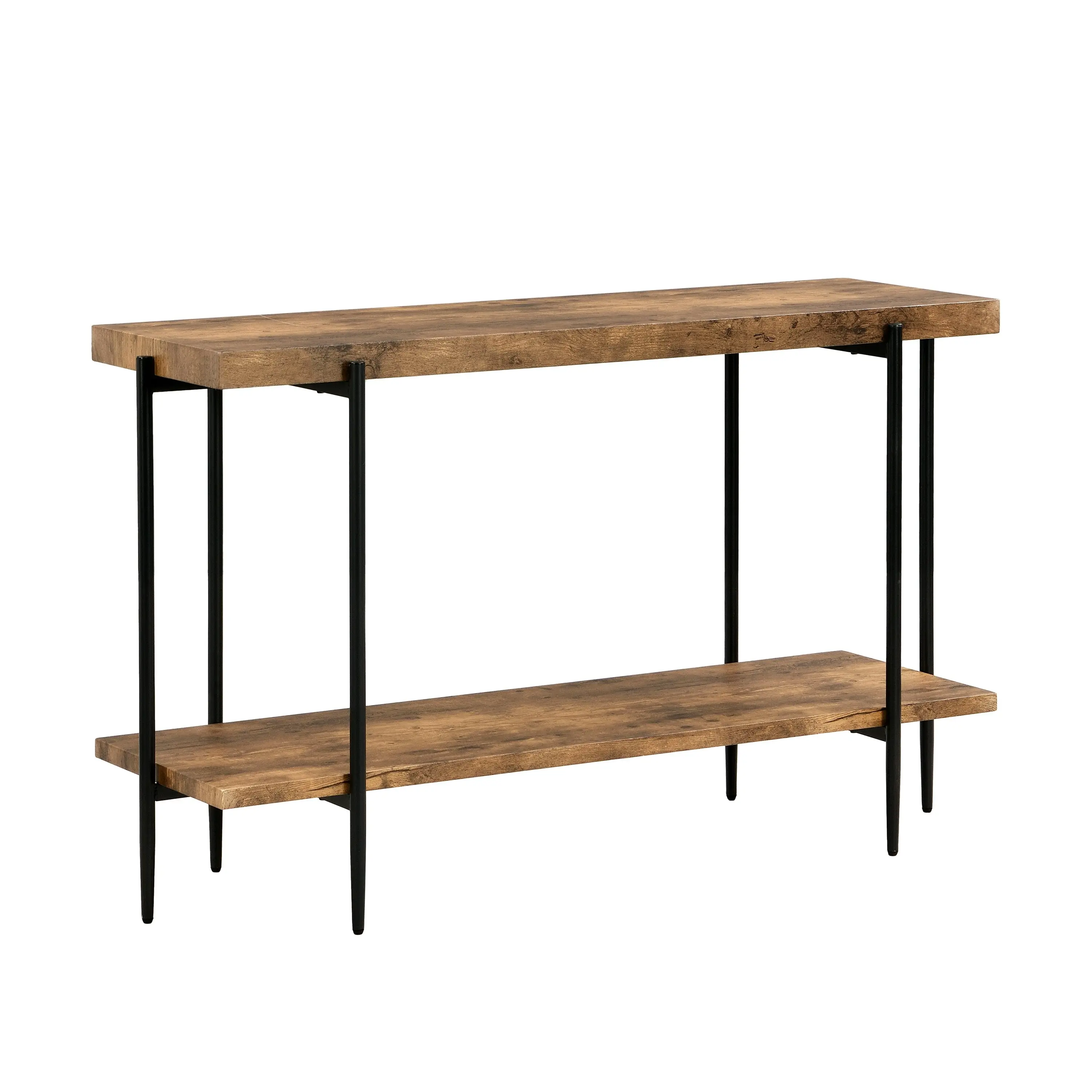 IHOMDEC Extra Long Console Sofa Table 135cmW Dark Brown