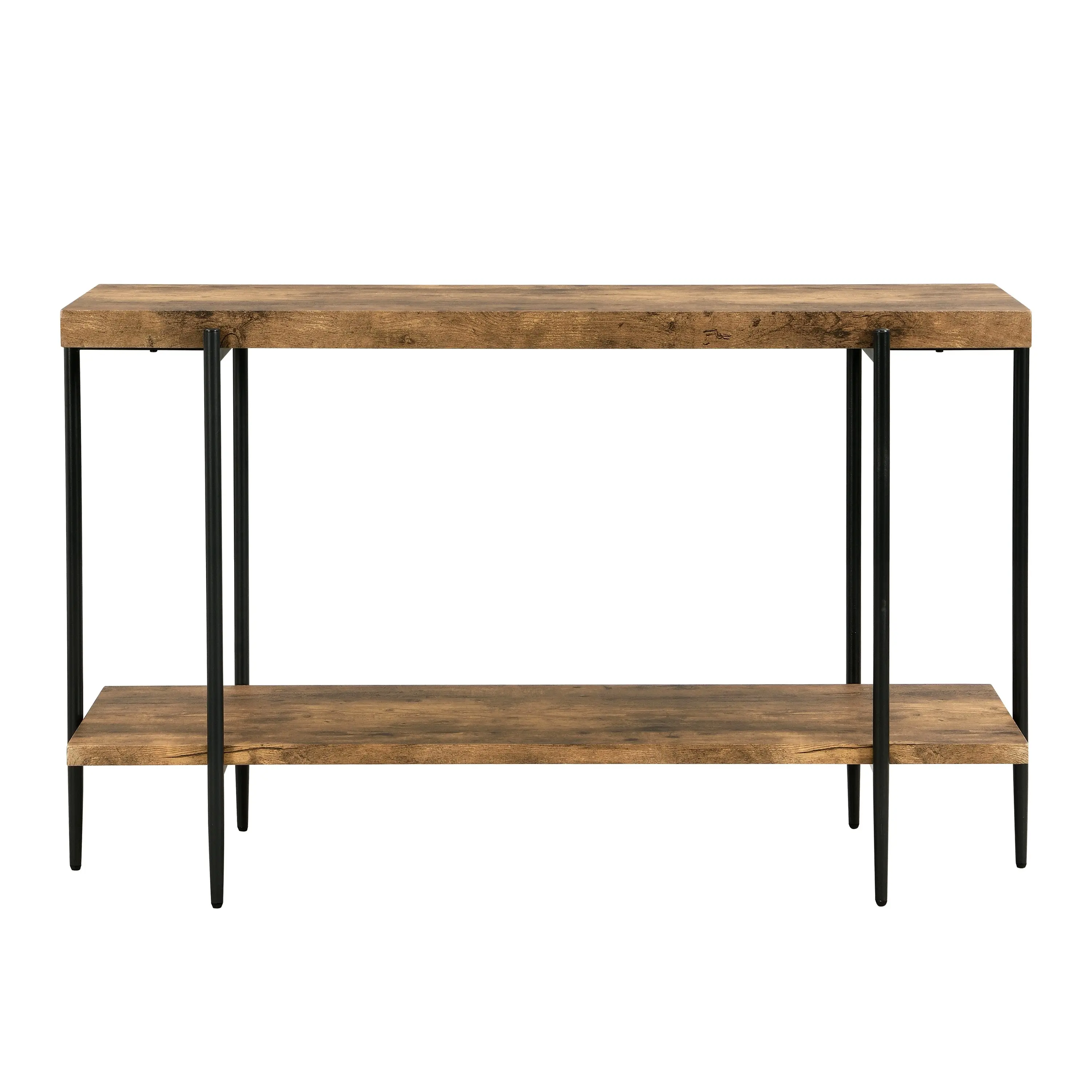 IHOMDEC Extra Long Console Sofa Table 135cmW Dark Brown