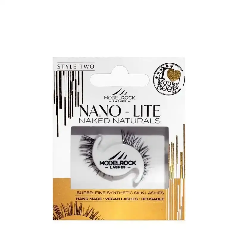 MODELROCK Lashes NANO - LITE NAKED NATURALS - Style 2 Lash Set