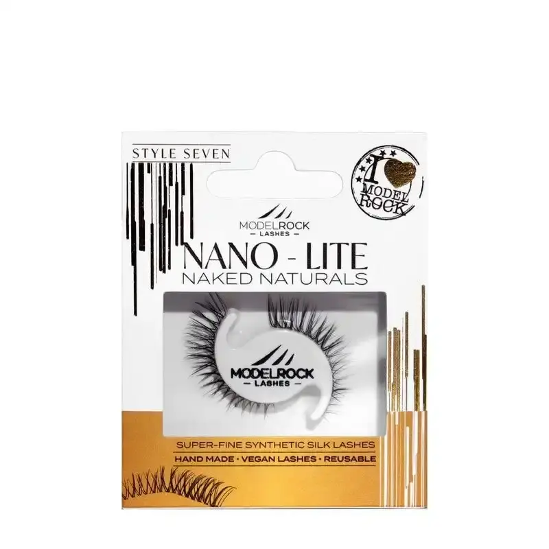 MODELROCK Lashes NANO - LITE NAKED NATURALS - Style 7 Lash Set