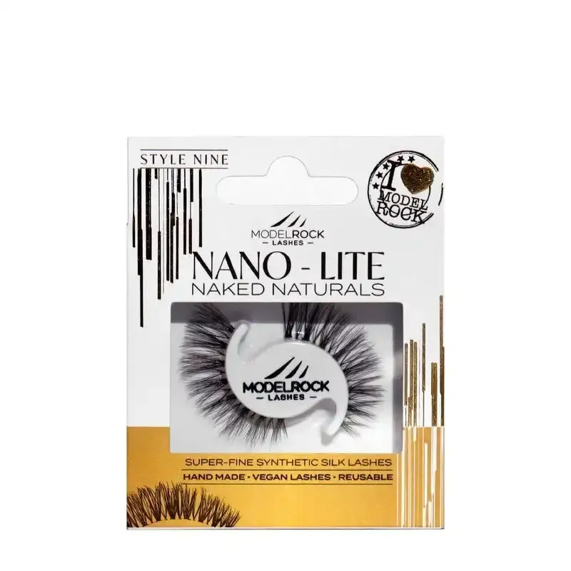 MODELROCK Lashes NANO - LITE NAKED NATURALS - Style 9 Lash Set