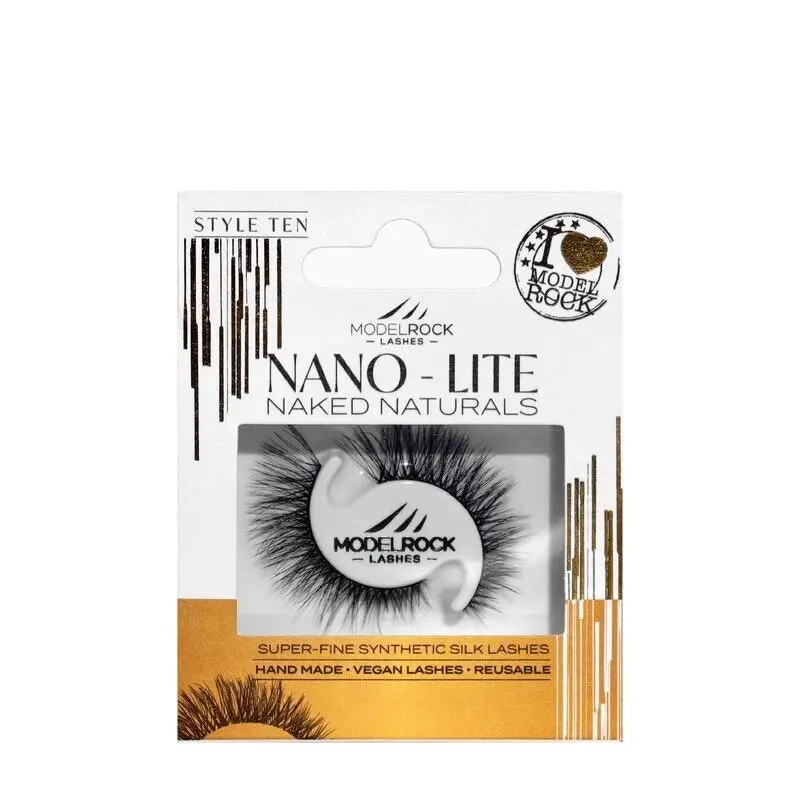 MODELROCK Lashes NANO - LITE NAKED NATURALS - Style 10 Lash Set